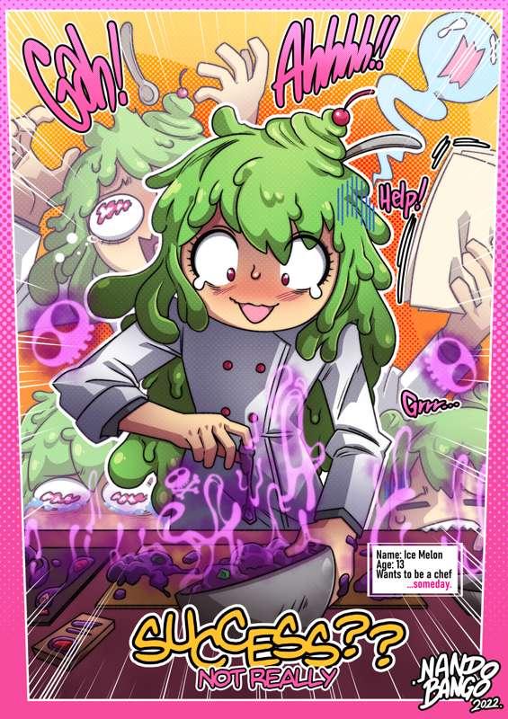 Ice Melon OC - Task failed succesfully (Commission)