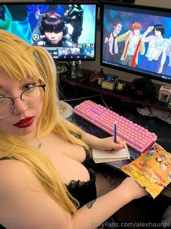 I take a potato chip and eat it. 
I know I’m not dressed as ..