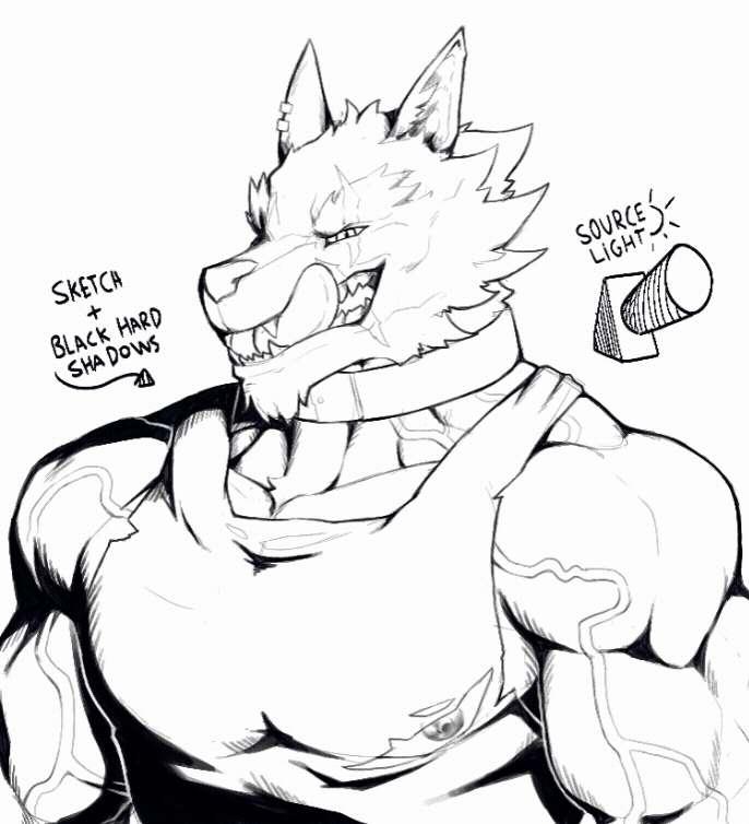Gif with the process of the dawg