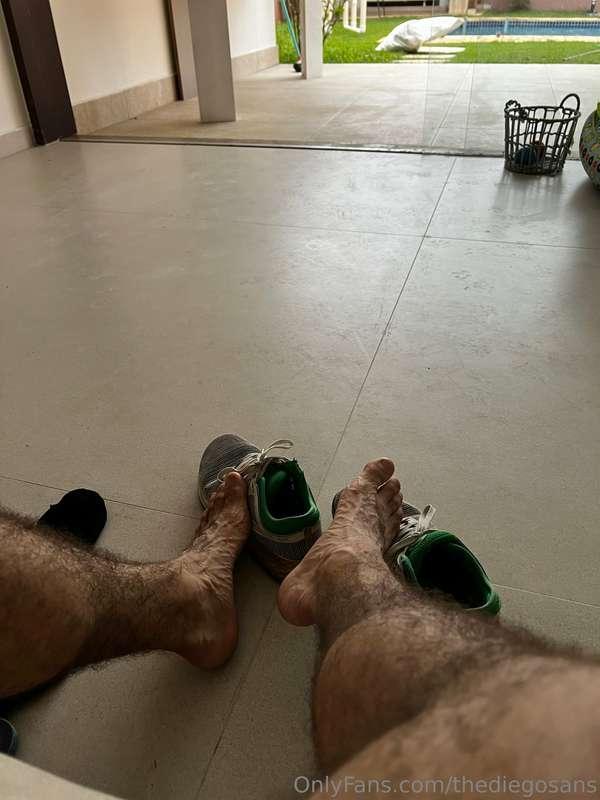 Post workout… smell, lick or both?