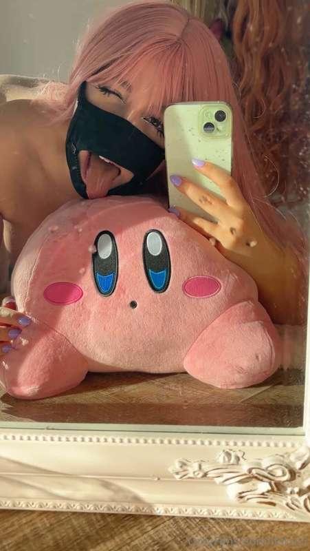 I might have squirted all over kirby and licked it off after..