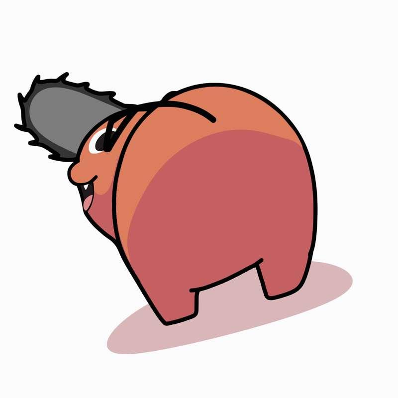 [gif] Pochita Twerk
