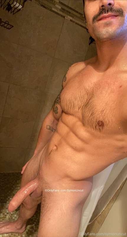Come shower with me and take care of this big cock.