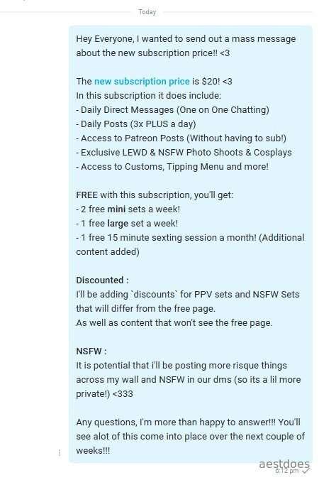 NEW SUBSCRIPTION PRICES AND PERKS:Please bare in mind this h..