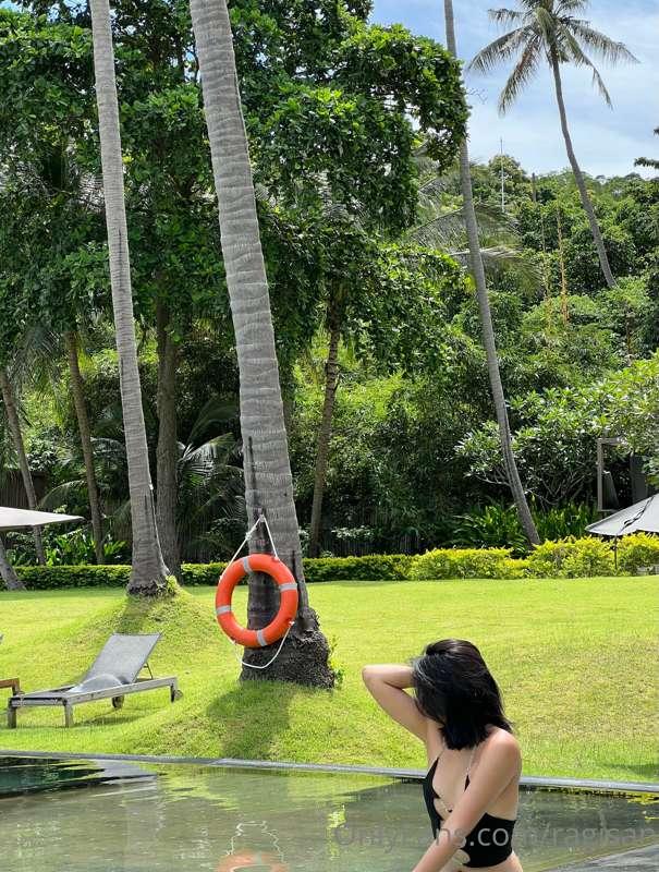 Coconut trees, ocean breeze, salty air, sun kissed hair, the..