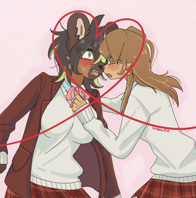 Hyena Harem Valentine's