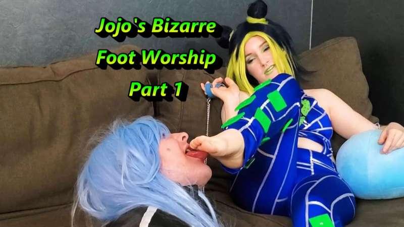 Fresh off the editing board, Jojo's Bizarre Foot Worship with Cosplay Goddess Raven!