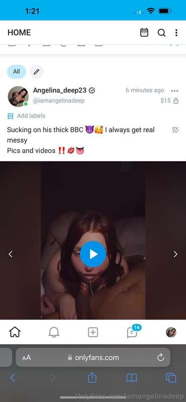 https://onlyfans.com/1807331743/iamangelinadeepThroating it ..