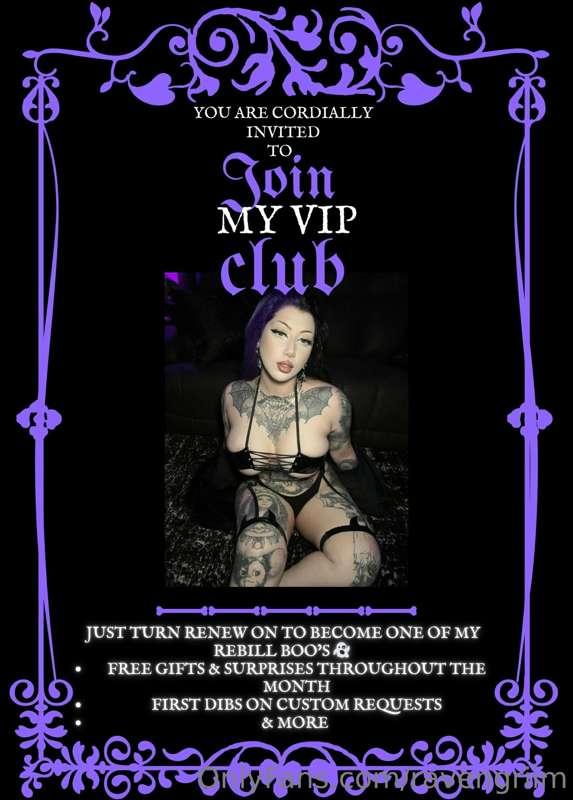 🖤Make sure you're not missing out on all these 😈 VIP perks🖤