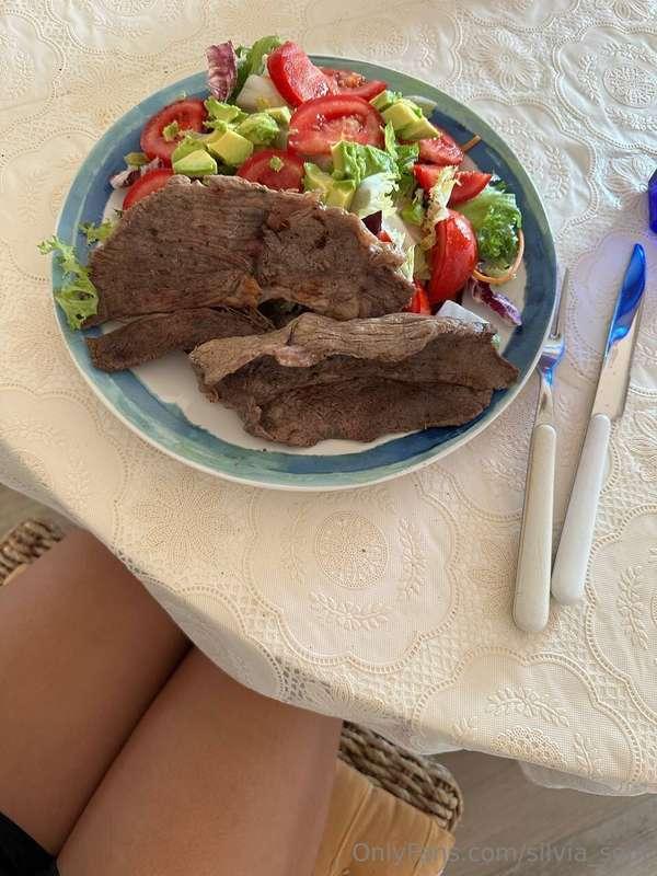 Meat gives strength, vegetables - lightness, and it is in th..