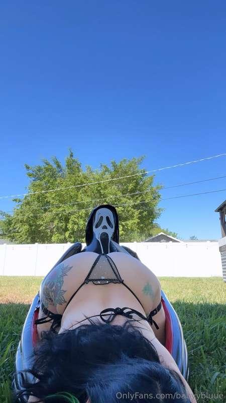 😈😈 I think he likes the view