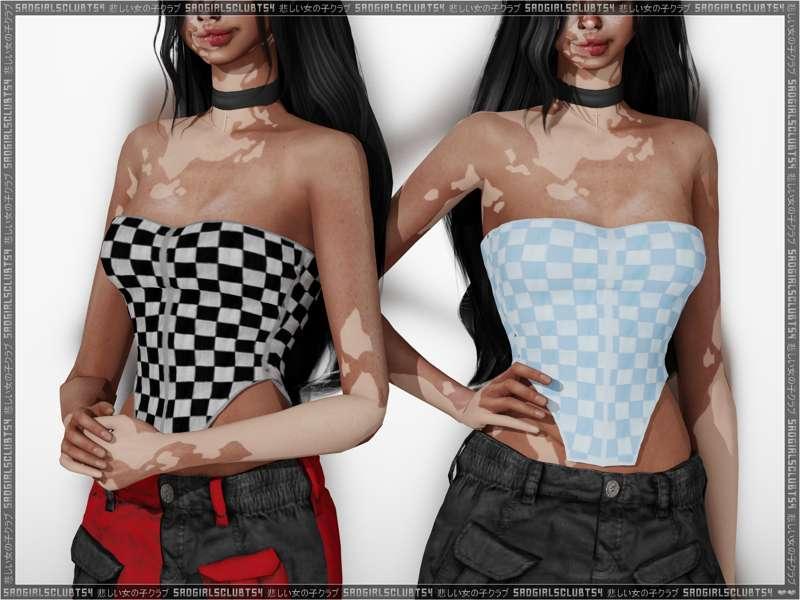 💗 バンドゥトップ highleg bandeau top