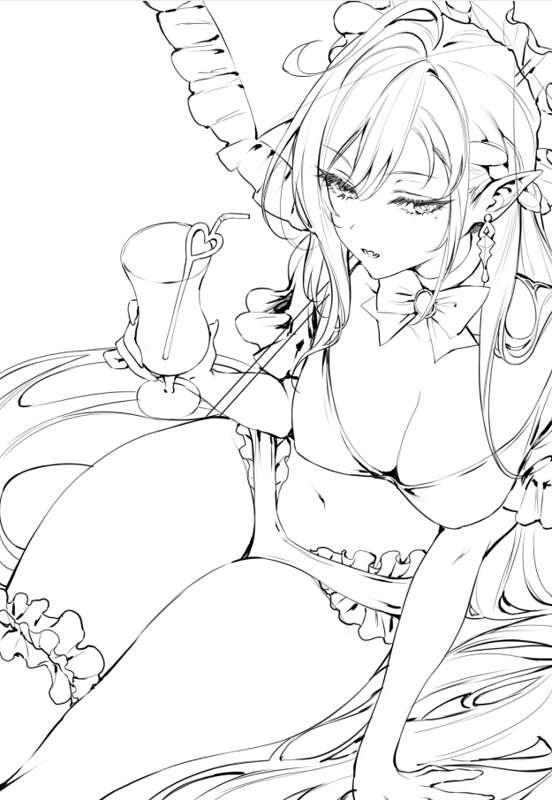 Vivian undressing (R18 alt ver/PSD)