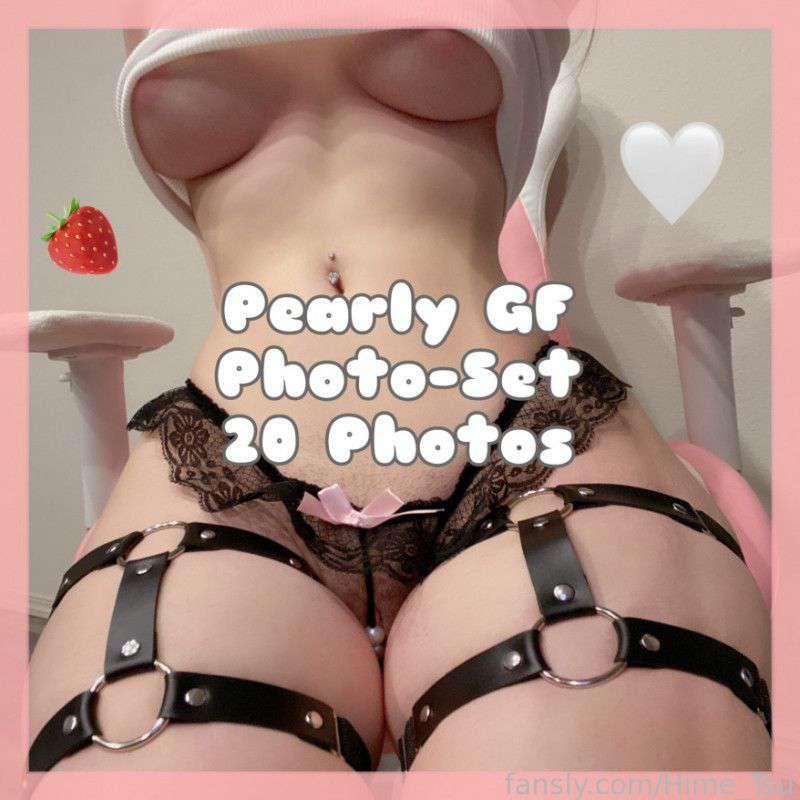Pearly Photo-Set 🦋
Come look at my new pearly lingerie set~ 

(entire set is uncensored when you sub)