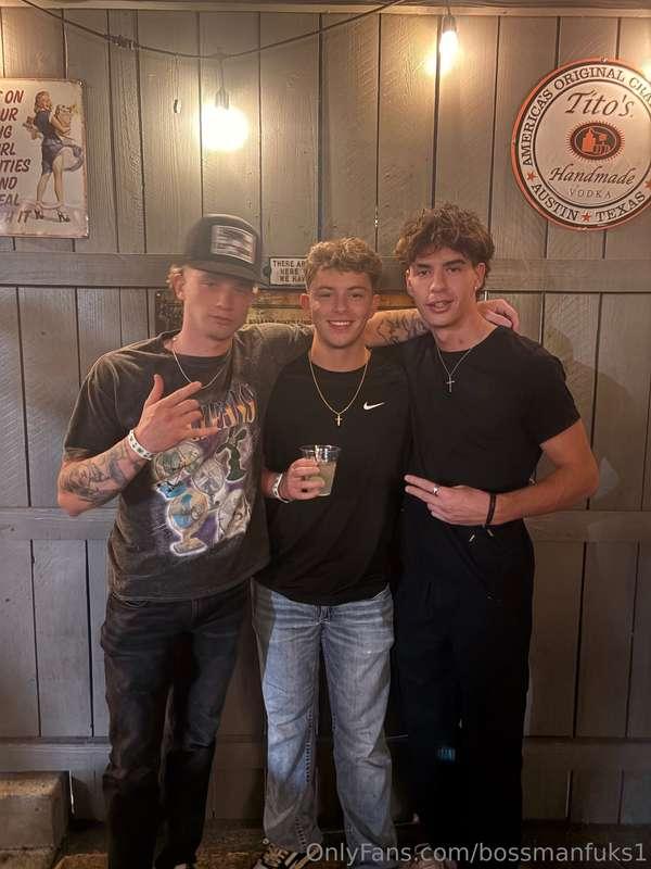 3 muska queers @southern.hunk @hunterisnotokay 