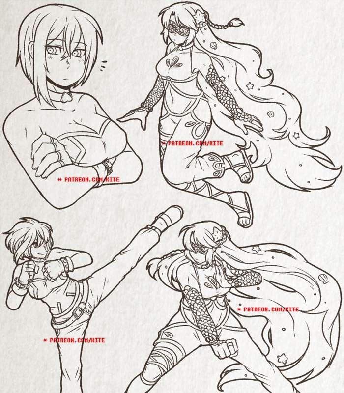 Cossette sketches - Rosey