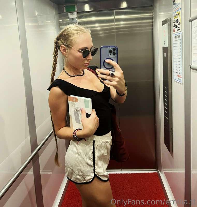 my favorite elevator photos...you know why girls love them s..