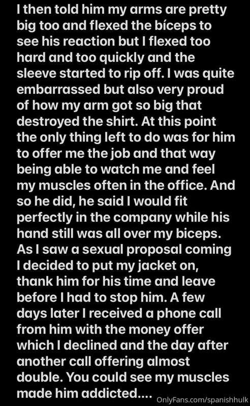 The job interview. Final