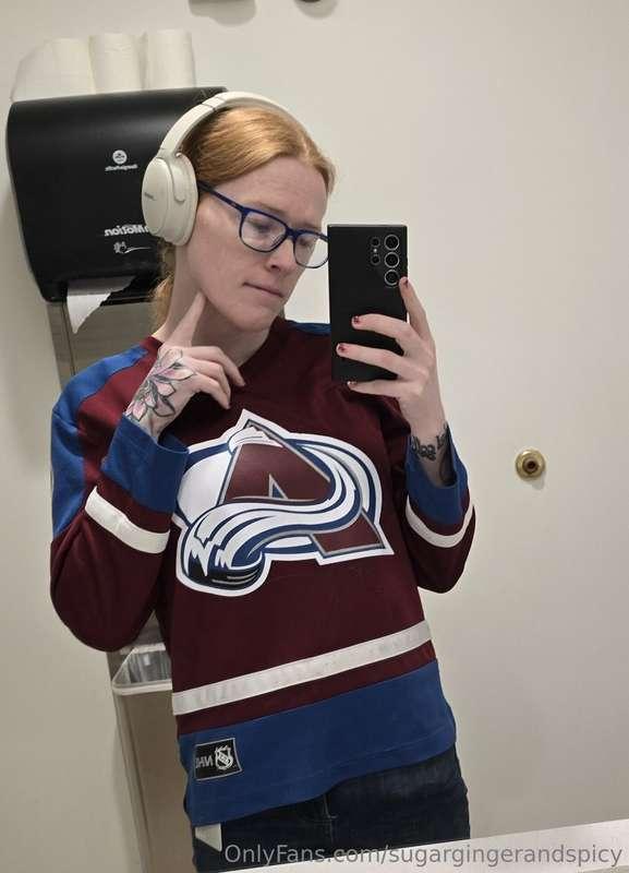 Who's excited for hockey playoffs? Swipe for something nice