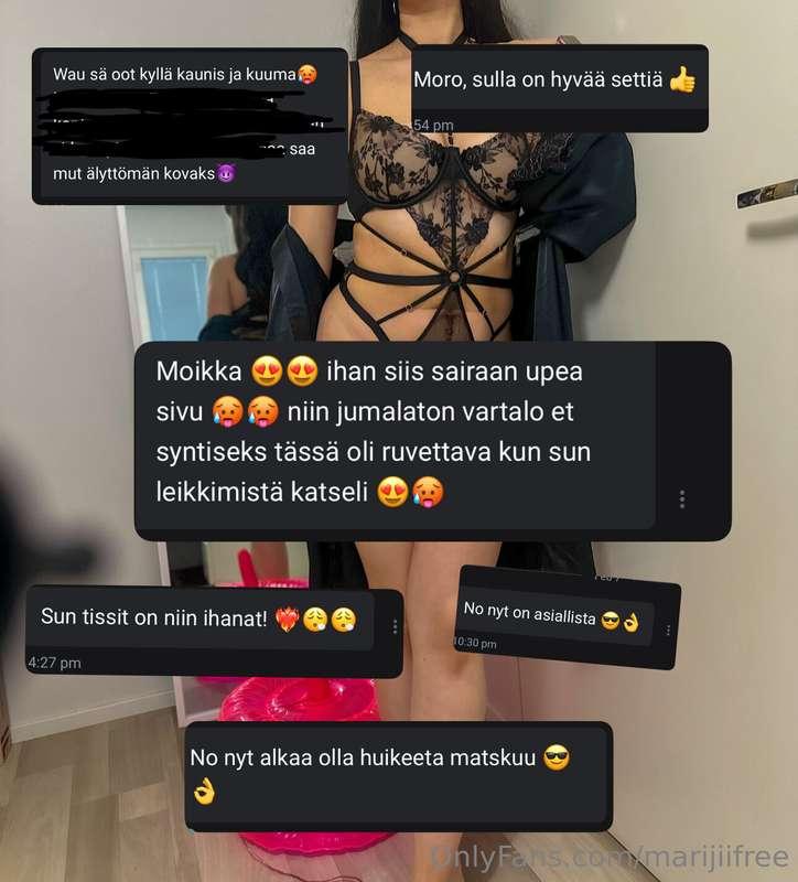 Muutamia palautteita mitä oon saanu mun VIP tilin tilaajilta..