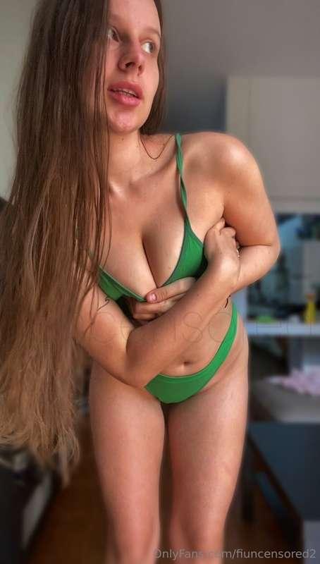Squishing my boobs for you always 💦