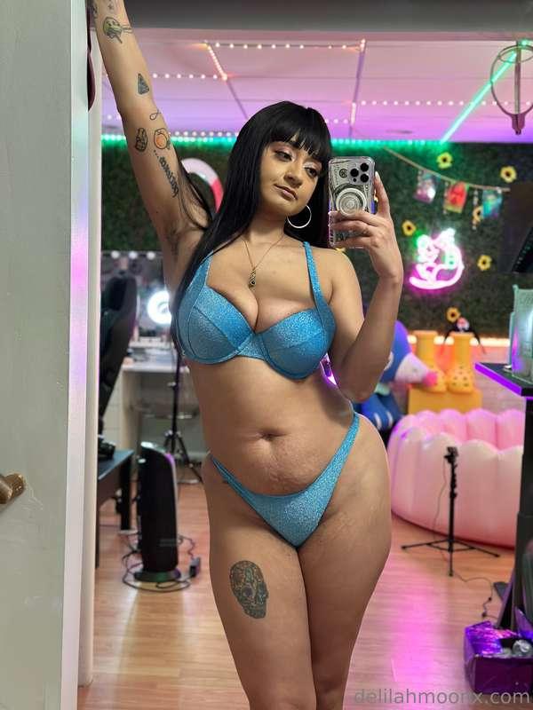 Is blue my color? What do you think baby?