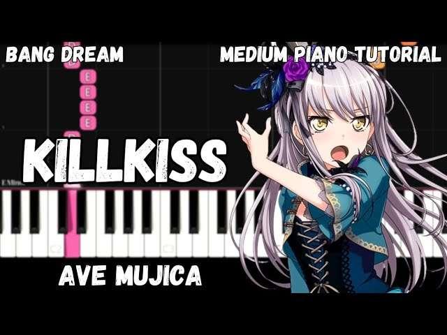 Medium MIDI - BanG Dream - KiLLKiSS - Ave Mujica (Atlantic Notes Arrangement + Tempo + Colors + Key)