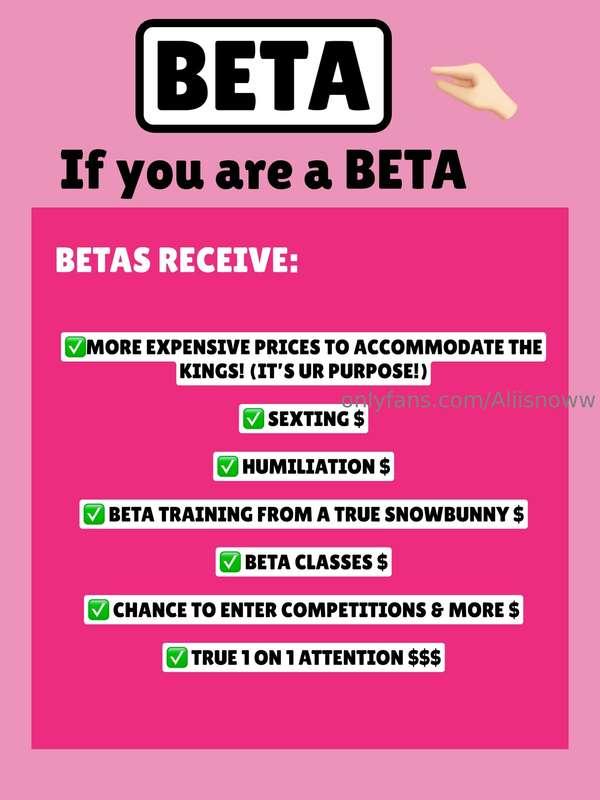 BETA LIST