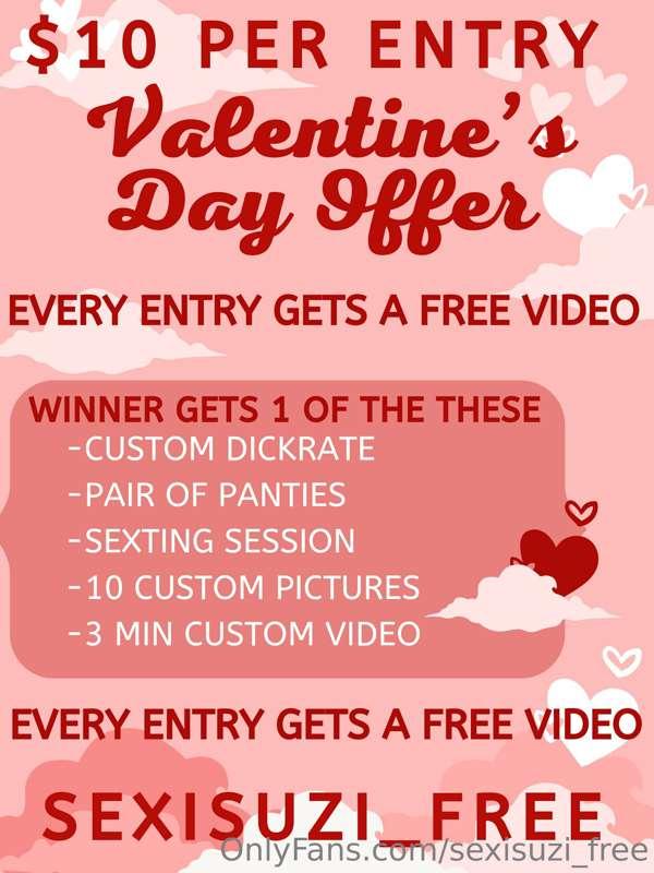 Check your DMs babe. I send you 💞 new special Valentine's ra..