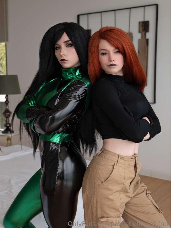 Let's make this day hot as hell 🔥 Kim and Shego's rivalry ha..