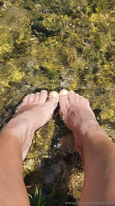 This summer, after a long hike in the mountains, I cooled do..
