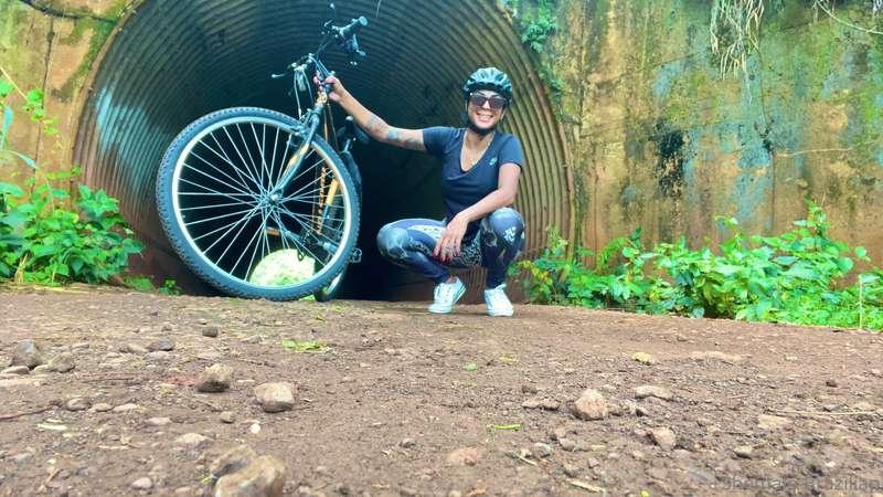 Fui obrigada a gozar gostosinho enquanto fazia um pedal 🚴🏽‍♀..