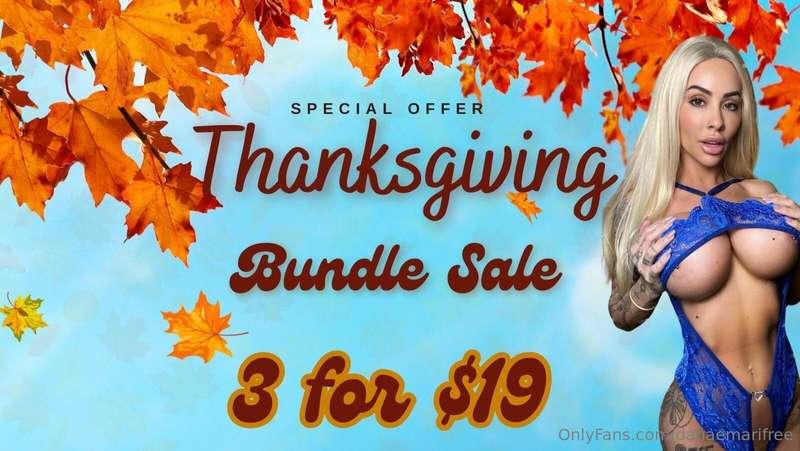 🦃 Thanksgiving Bundle 🦃 So Thankful for all of you! 🥰💛 3 Vid..