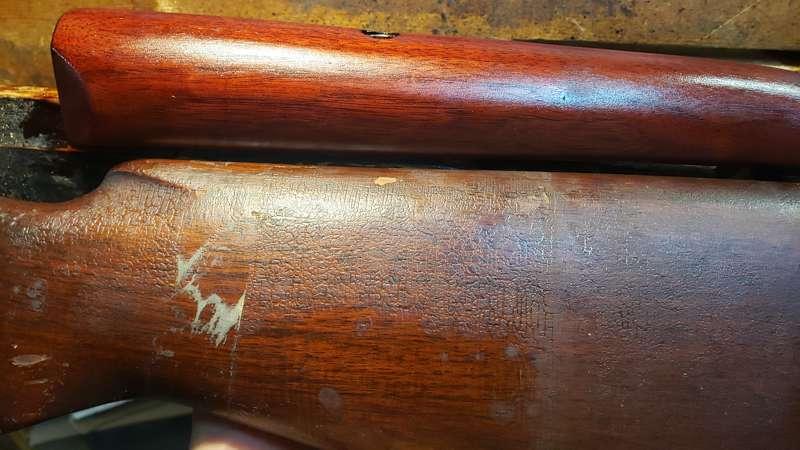 Remington 81 before and during photos