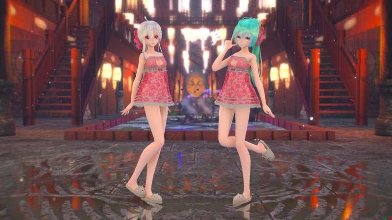 Tda Sleepwear Haku & Miku
