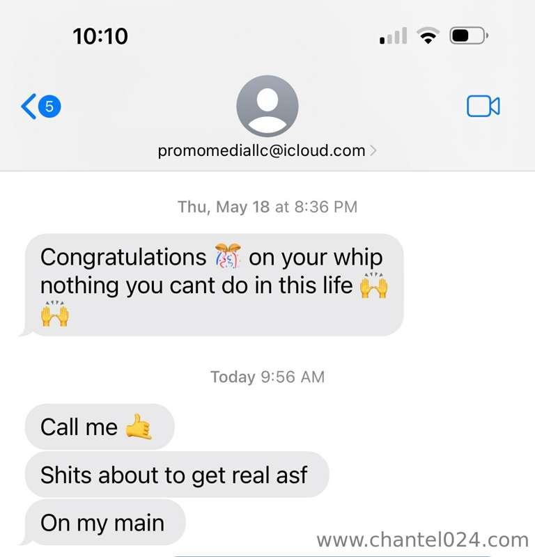 He’s starting to threaten me because I stopped replying and ..