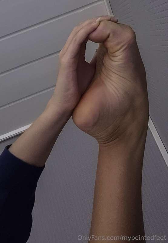 Defining grace… my pointed feet lead the way to enchantment.