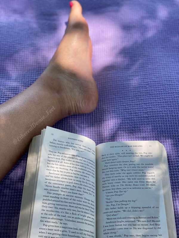 I love reading, especially when I can sit outside on a nice ..