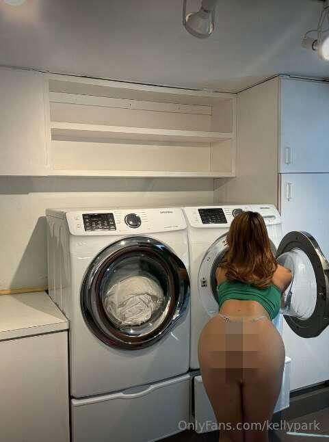 Laundry timeee 😜 I just hope I don't get stuck 😳