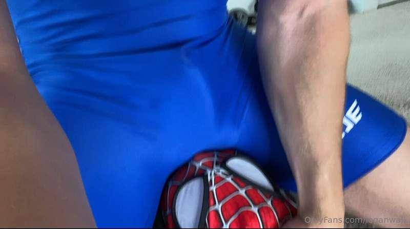 I think Spider-Man Likes my Balls in their Face