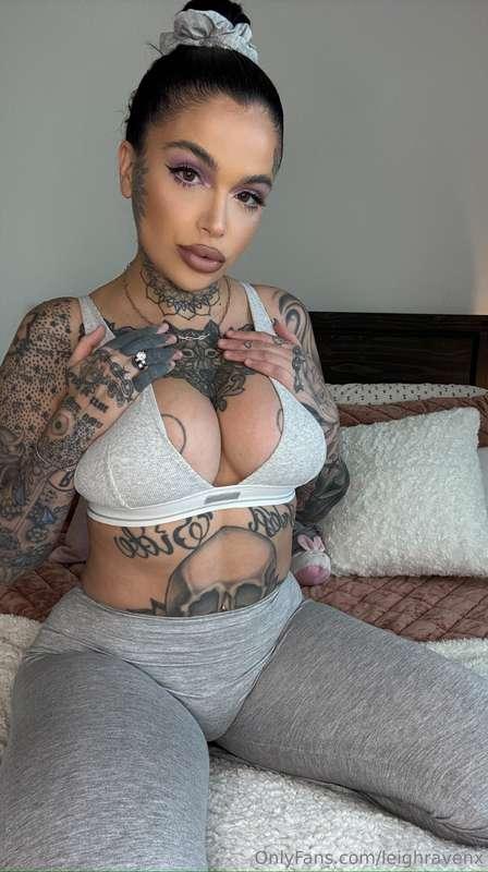 squeezing them together 😈