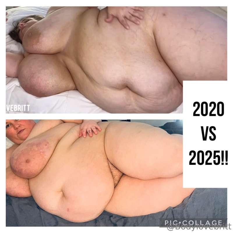 I used to think I looked fatter than ever in the top pic fro..