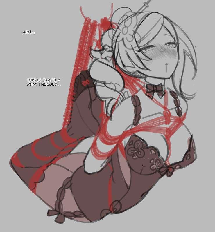 Chiori's stress relief time (wip 1) 