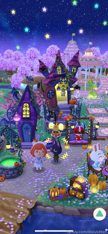 yes, i still play animal crossing pocket camp 🙈 and i really want to show you my new Halloween area and bunny playground 🥰 oh i would be the happiest kitten if you spoil me with some tips, so i could get even more cute things for my “campsite” 💞💞💞