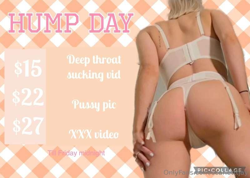 Now it’s my favourite time of the week!! HUMP DAY- woke up l..