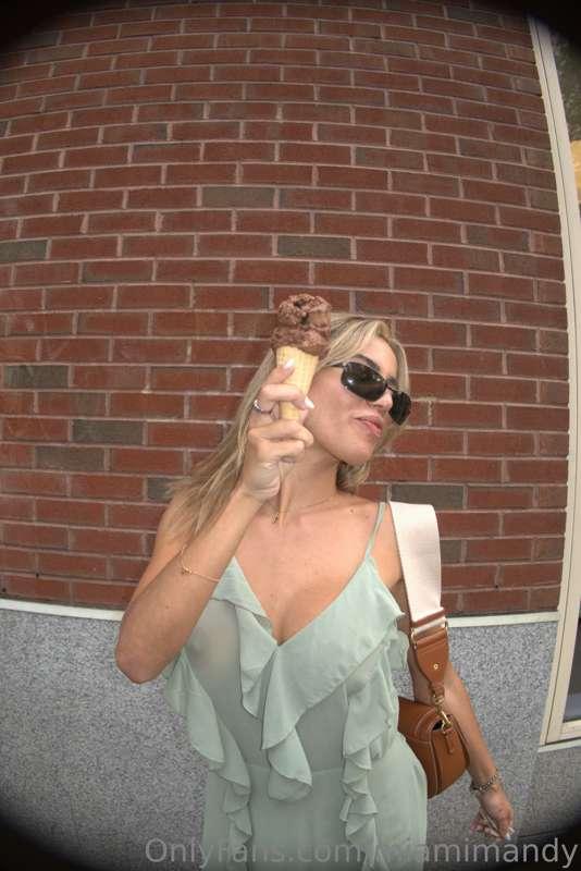 It's almost as sweet as you 🍦