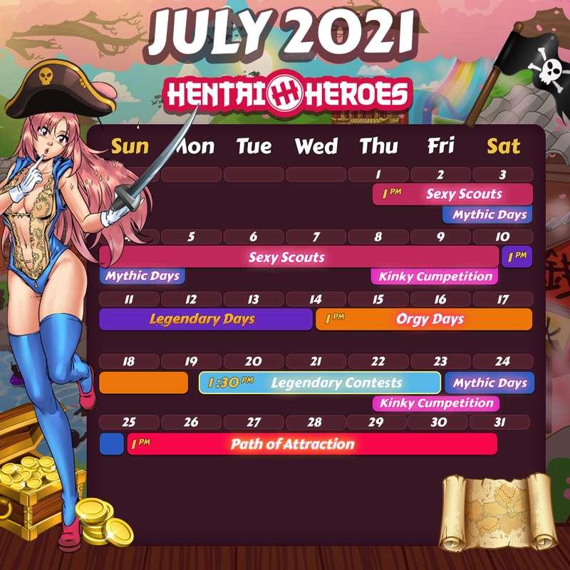 Full Calendar - July
