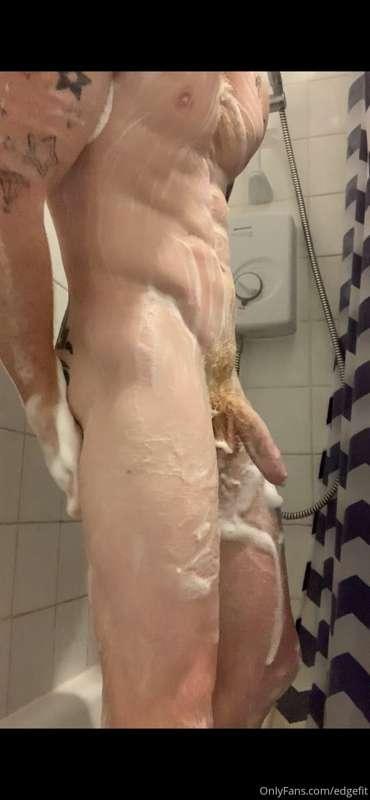 Who wants to come play with my soapy cock?