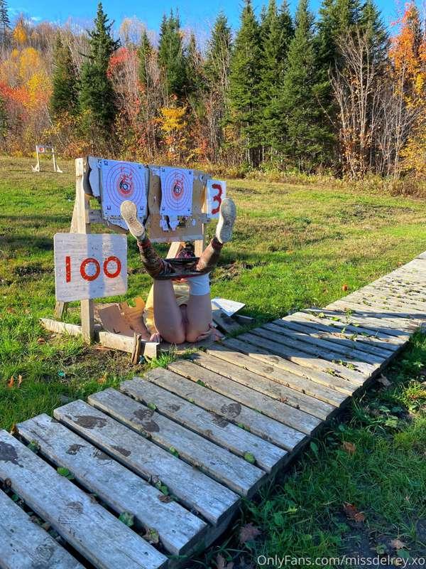Target practice makes perfect…🎯🎯

*Disclaimer: on private pr..
