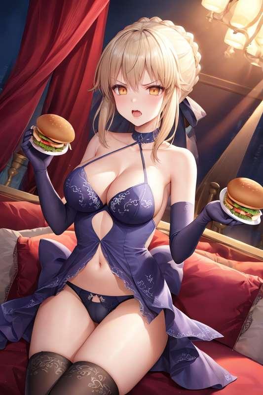 【セイバーオルタ_ドレスver & 新宿ver】卑王鉄槌。極光は反転する。  69枚(zip, pdf有り)